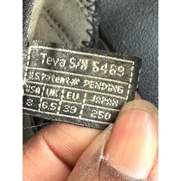 Teva Sandals Shock Pad Slip-On Black & Brown Size 8 M Comfortable & Durable - Picture 5 of 11